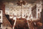 TASSI, Agostino Competition on the Capitoline Hill oil painting